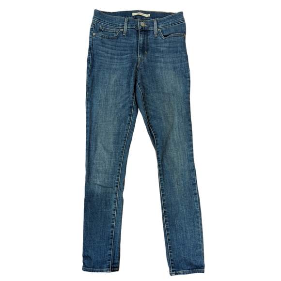 Levi's Slimming Skinny Mid-Rise Medium Wash  Skinny Jeans - Picture 2 of 8